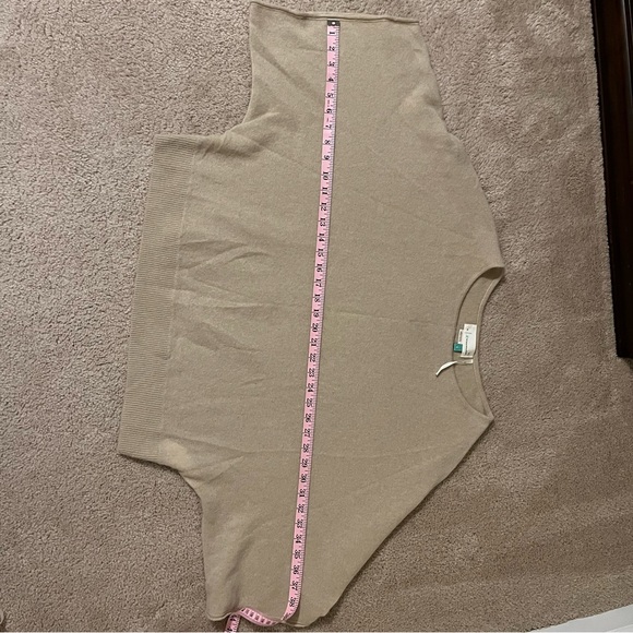 By Anthropologie 100% cashmere batwing sweater. 1X - Picture 13 of 14